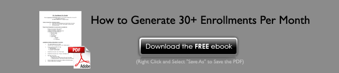 Generate 30 Enrollments per Month