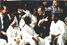 Jeff Smith and President George Bush